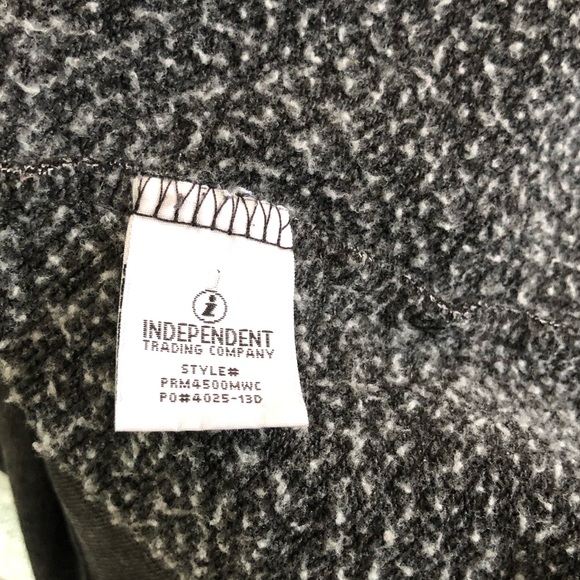 “Let People Be Sad” Embroidered Hoodie Sweatshirt by Abigail Sz Medium - Picture 7 of 10